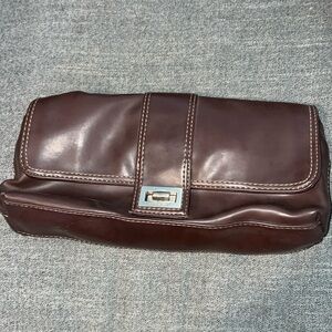 NINE WEST LEATHER BAG CLUTCH
